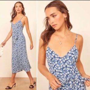 Reformation Dietrich Dress, Raquel Floral sz 12